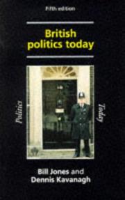British politics today by Jones, Bill