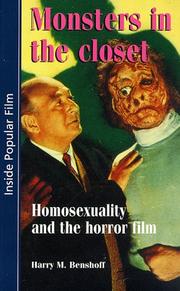 Cover of: Monsters in the Closet by Harry M. Benshoff