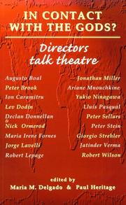 Cover of: In contact with the gods?: directors talk theatre