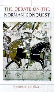Cover of: The Debate on the Norman Conquest (Issues in Historiography) by Marjorie Chibnall