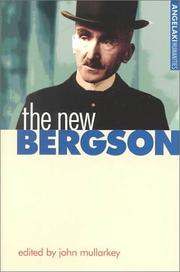 Cover of: The New Bergson (Angelaki Humanities) by John Mullarkey