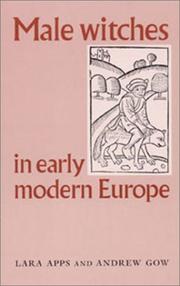 Cover of: Male Witches in Early Modern Europe