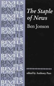 Cover of: The Staple of News (The Revels Plays)