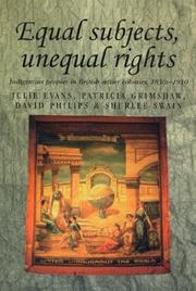 Cover of: Equal subjects, unequal rights by Julie Evans ... [et al.].