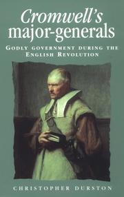 Cover of: Cromwell's Major-Generals by Christopher Durston