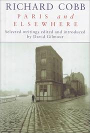 Cover of: Paris and Elsewhere by Richard Cobb