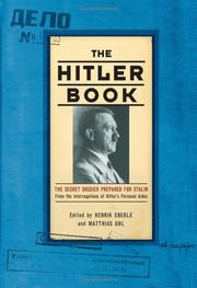 Hitler Book by Henrik Eberle        
