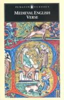 Cover of: Medieval English Verse (Classics) by Various