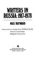 Cover of: Writers in Russia, 1917-1978 by Max Hayward