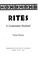 Cover of: Rites