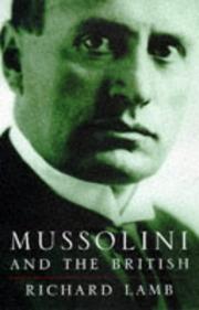 Cover of: Mussolini and the British