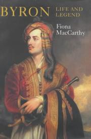 Cover of: Byron by Fiona MacCarthy
