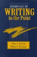 Cover of: Essentials of writing to the point by Allan A. Metcalf