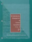 Cover of: Workbook: Harmony and Voice Leading, Volume 2