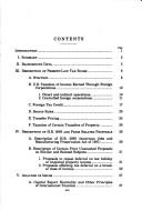Cover of: Proposal relating to current U.S. taxation of certain operations of controlled foreign corporations (H.R. 2889--American Jobs and Manufacturing Preservation Act of 1991) and related issues | 