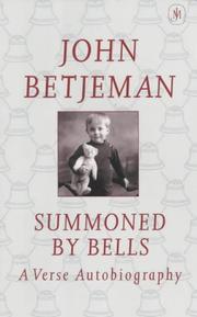 Cover of: Summoned by Bells: A Verse Autobiography