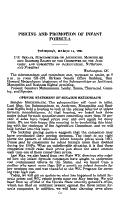 Cover of: Pricing and promotion of infant formula: joint hearing before the Subcommittee on Antitrust, Monopolies, and Business Rights of the Committee on the Judiciary and the Committee on Agriculture, Nutrition, and Forestry, United States Senate, One Hundred Second Congress, first session ... March 14, 1991.