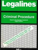 Cover of: Criminal procedure: adaptable to eighth edition of Kamisar casebook