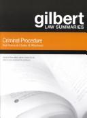 Cover of: Criminal Procedure: Gilbert Law Summaries