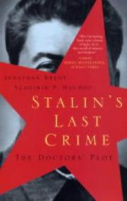 Cover of: Stalin's Last Crime by 