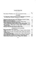 Cover of: Need for structural reform of social security disability insurance: hearing before the Subcommittee on Social Security of the Committee on Ways and Means, House of Representatives, One Hundred Second Congress, first session, June 25, 1991.