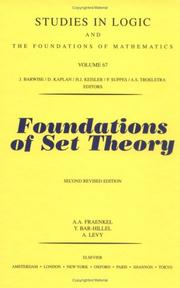Foundations of set theory by Fraenkel, Abraham Adolf