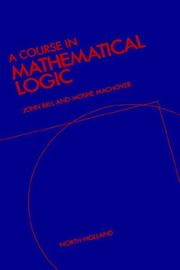 Cover of: A course in mathematical logic