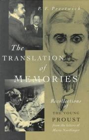 The translation of memories by P. F. Prestwich