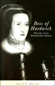 Cover of: Bess of Hardwick | Durant, David N.