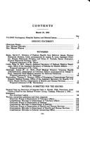 VA/DOD contingency hospital system and related issues by United States. Congress. House. Committee on Veterans' Affairs. Subcommittee on Oversight and Investigations.