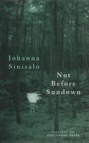 Cover of: Not Before Sundown by 