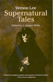 Supernatural tales by Vernon Lee