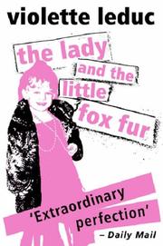 Cover of: The Lady And the Little Fox Fur (Peter Owen Modern Classics)