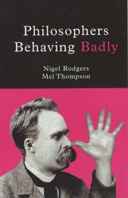 Cover of: Philosophers behaving badly