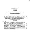 Cover of: North American Free Trade Agreement: Mexico's petroleum sector (part I and part II) : joint hearings before the Subcommittees on International Economic Policy and Trade and Western Hemisphere Affairs of the Committee on Foreign Affairs, House of Representatives, One Hundred Second Congress, second session, March 26 and May 5, 1992.