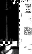 Cover of: Nominations of Rufus Hawkins Yerxa, Charlene Barshefsky, Walter Broadnax, Avis Lavelle, Jerry Klepner, David Ellwood, Kenneth Apfel, Bruce Vladeck, Harriet Rabb, and Jean Hanson: hearing before the Committee on Finance, United States Senate, One Hundred Third Congress, first session, on the nominations of Rufus Hawkins Yerxa to be Deputy U.S. Trade Representative ... May 19, 1993.