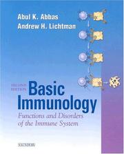 Cover of: Basic Immunology: Functions and Disorders of the Immune System