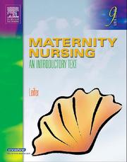 Cover of: Maternity nursing: an introductory text
