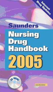 Cover of: Saunders Nursing Drug Handbook 2005