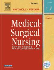 Cover of: Medical-Surgical Nursing by Donna D. Ignatavicius, M. Linda Workman