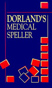 Cover of: Dorland's medical speller