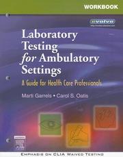 Cover of: Workbook for Laboratory Testing for Ambulatory Settings: A Guide for Health Care Professionals