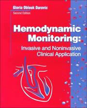 Cover of: Hemodynamic monitoring by Gloria Oblouk Darovic