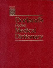 Cover of: Dorland's Pocket Medical Dictionary (Dorland's Pocket Medical Dictionary, 25th ed)