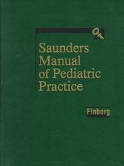 Cover of: Saunders manual of pediatric practice