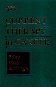 Current therapy in cancer cover