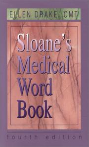 Cover of: Sloane's Medical Word Book (4th Edition)