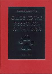 Cover of: Guide to the Dissection of the Dog by Howard E. Evans, Alexander Delahunta, Malcolm E. Miller