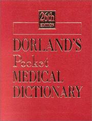 Cover of: Dorland's Pocket Medical Dictionary by 