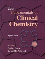 Cover of: Tietz Fundamentals of Clinical Chemistry | Carl A. Burtis